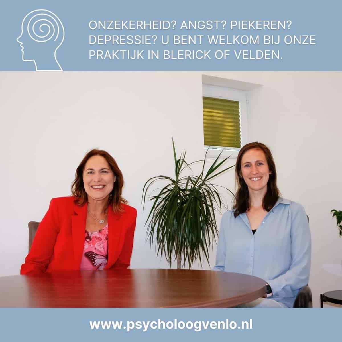 Psycholoog Drs. Liselotte Visser en psycholoog Dr. Rosalie van Knippenberg